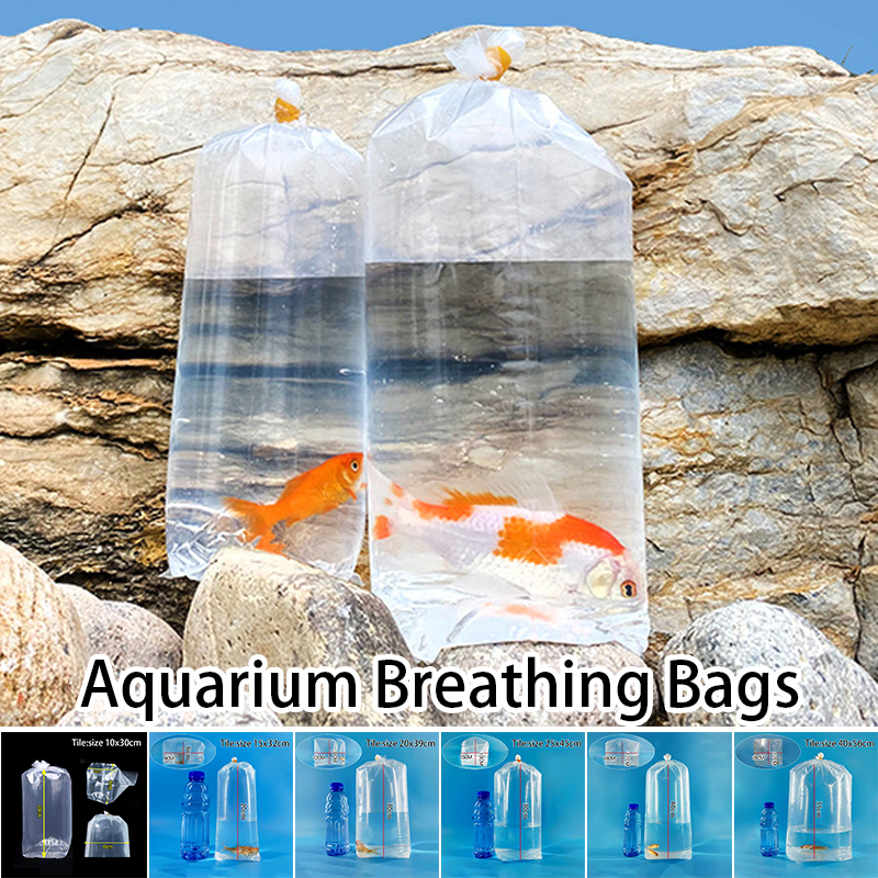 Aquarium Fish Delivery - 50Pcs Aquarium Breathing Bag Live Fish