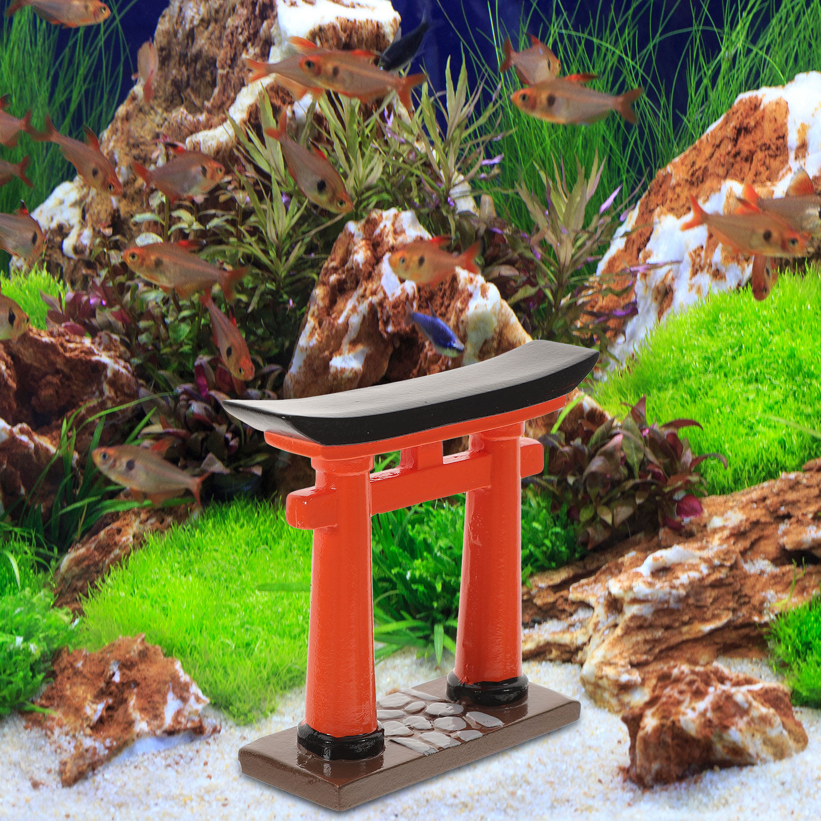 Aquarium Fish Japanese - Japanese Torii Gate Mini Desk Decor