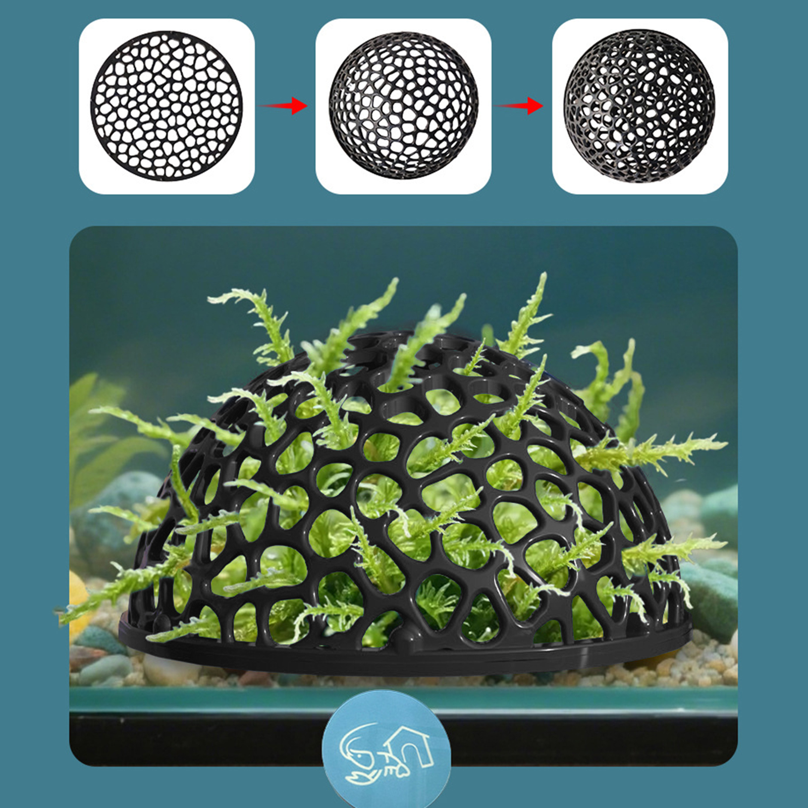 Aquarium Fish Hide - Aquarium Hiden Cave Shelter for Small