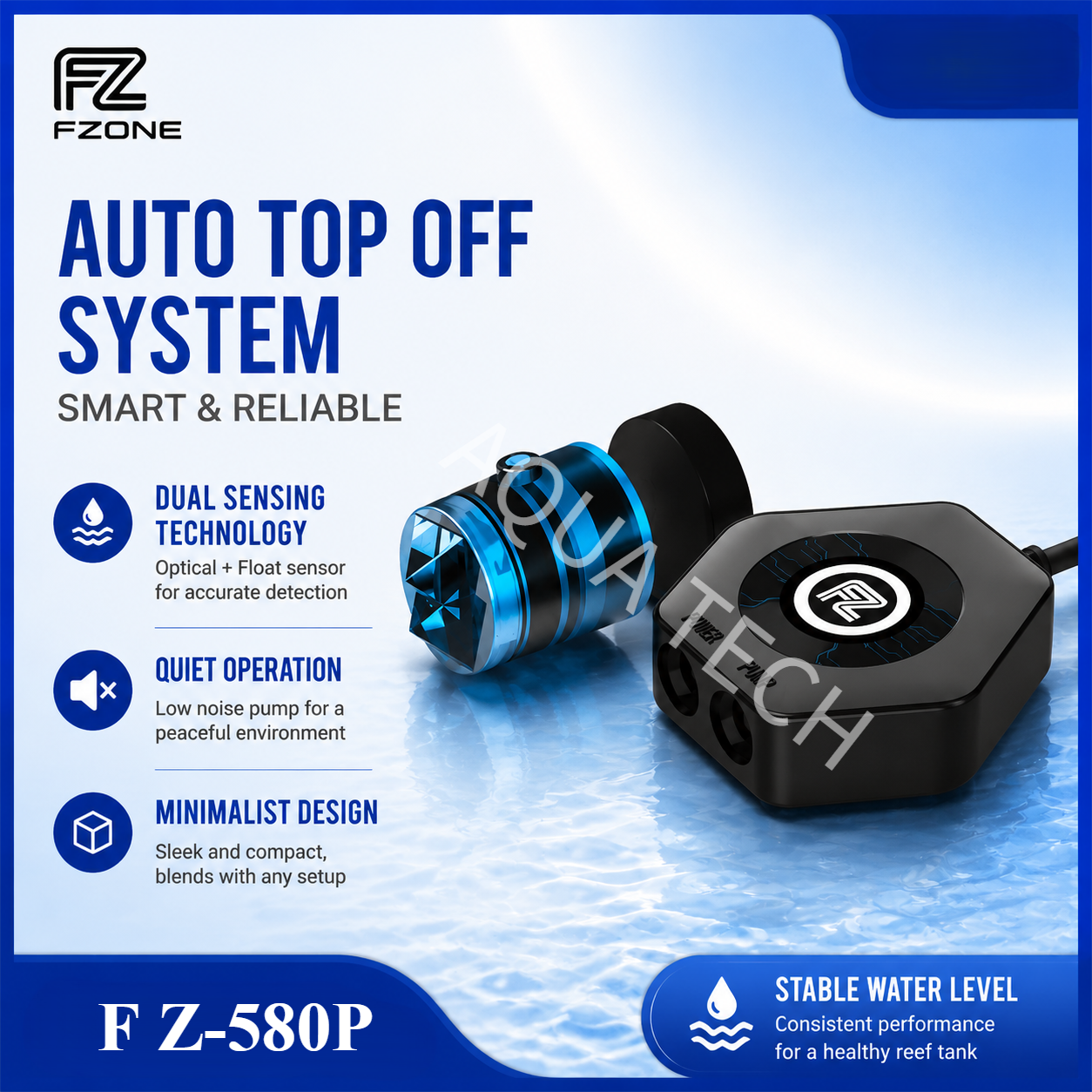 Aquarium Auto Top Off - Fzone ATO580 Auto Top Off Refilling