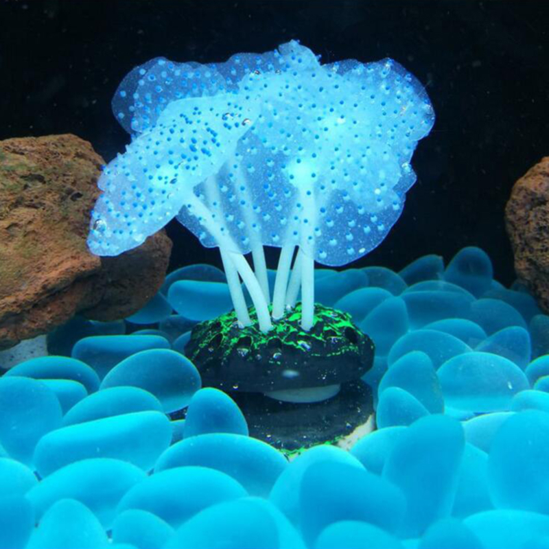 Aquarium Fish World - Fish Tank Simulation Decorations Luminous Silicone