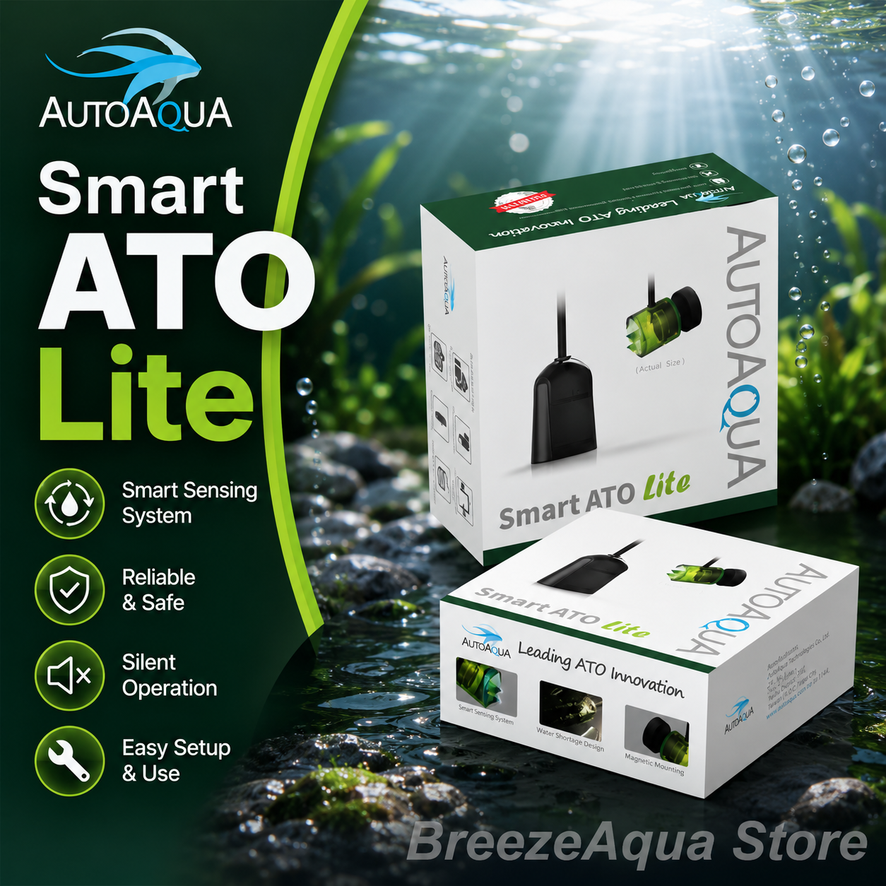 Aquarium Auto Top Off - AUTOAQUA Smart ATO Lite 110V-220V Aquarium