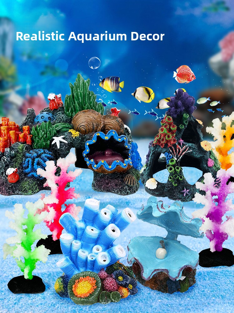 Aquarium Fish World - Aquarium Coral Decoration Resin Simulation Coral