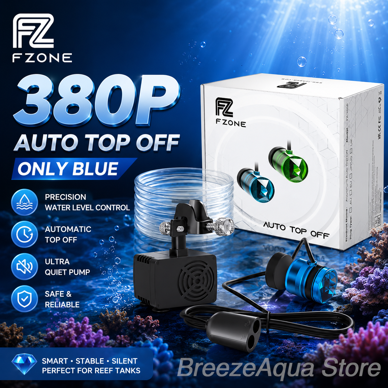 Aquarium Auto Top Off - FZONE ATO-380P AUTO TOP Off System