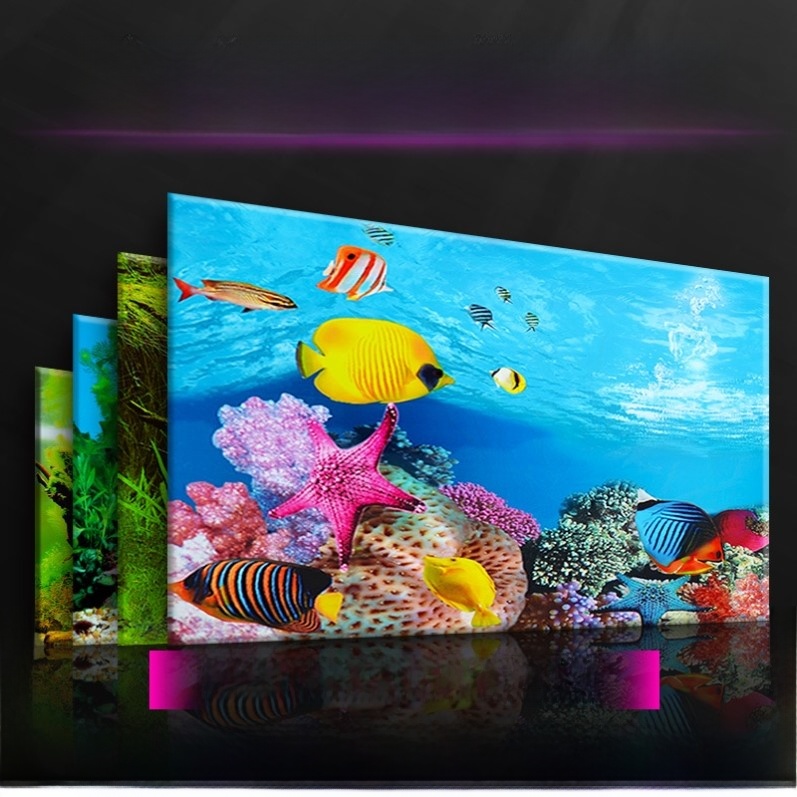 High Definition 3D Aquarium Ba - огляд і ціна Aquarium Fish World