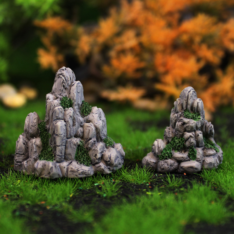 Mini Mountain Miniature Fake S - огляд і ціна Aquarium Decoration Rock
