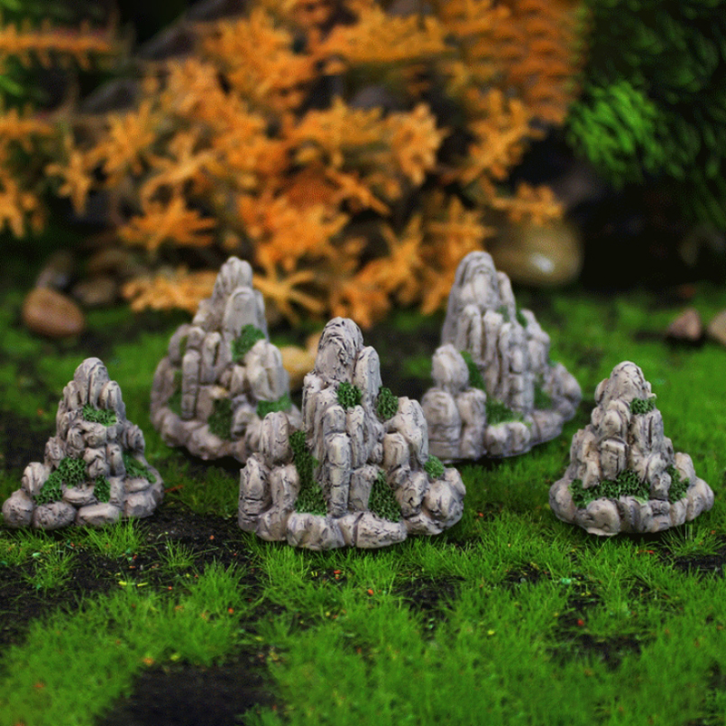 Mini Mountain Miniature Fake S - огляд і ціна Aquarium Decoration Rock