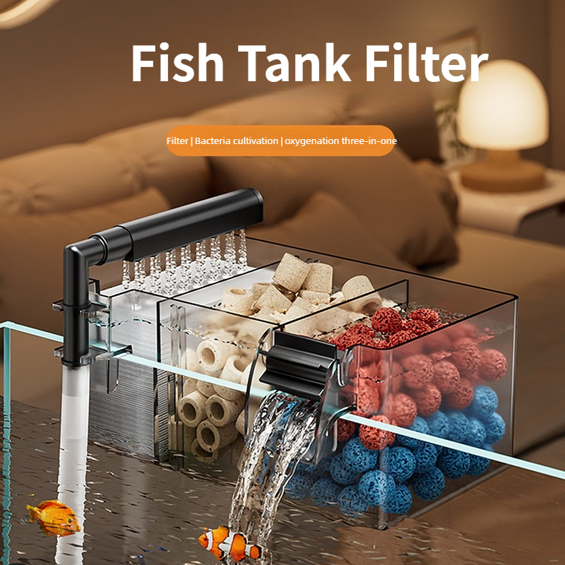 Small Hang-on Aquarium Filter  - огляд і ціна Box Fish In Aquarium