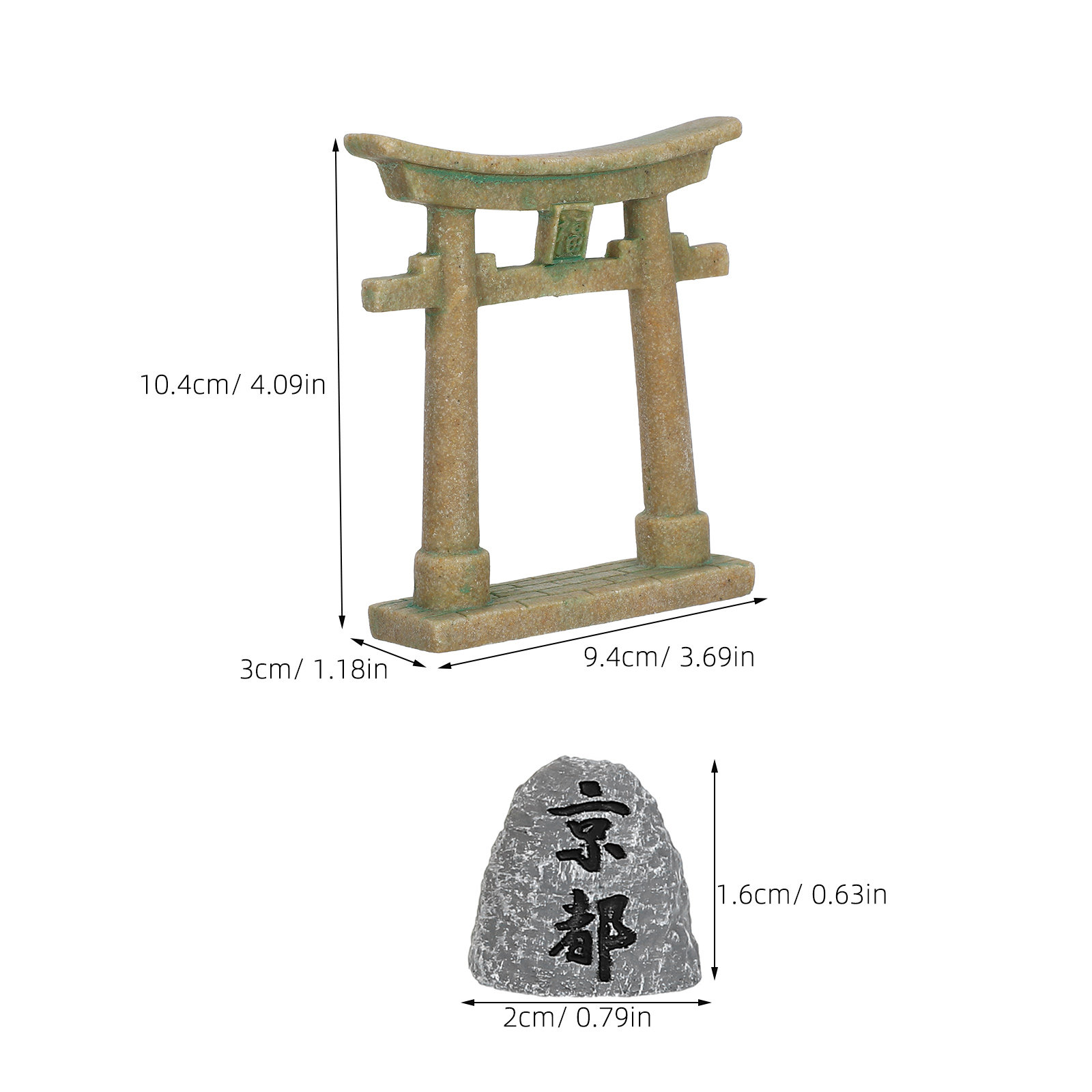 Miniature Japanese Torii Gate  - огляд і ціна Aquarium Fish Japanese
