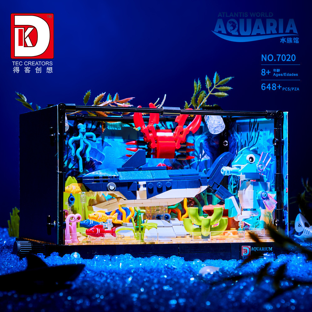 648PCS Shark Ecosystem Tank Bu - огляд і ціна Aquarium Fish World