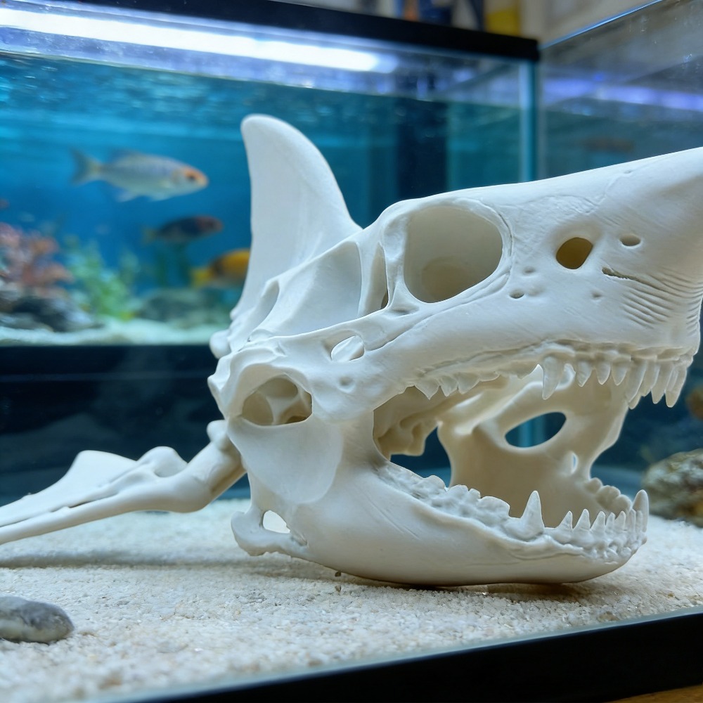 3D Printing Shark Skull Skelet - огляд і ціна Aquarium Fish Diseases