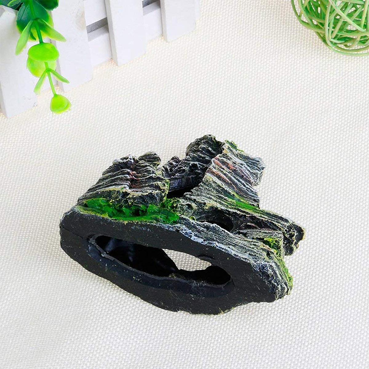 Artificial Moss Hiding Cave Mo - огляд і ціна Aquarium Fish Hide