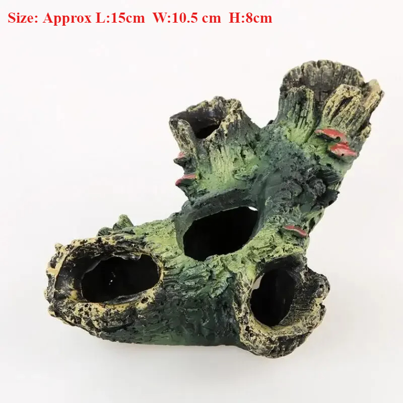 Resin Rockery Fish Tank Landsc - огляд і ціна Aquarium Fish Hide