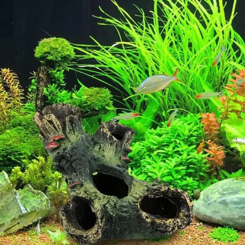 Resin Rockery Fish Tank Landsc - огляд і ціна Aquarium Fish Hide