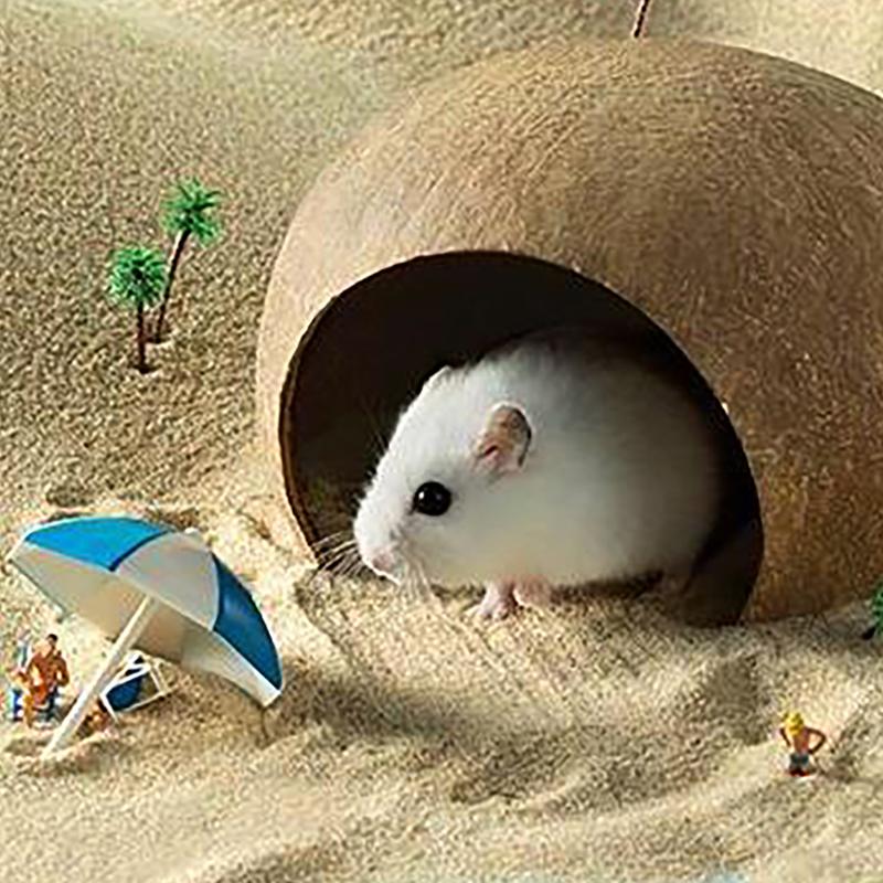 Coconut Hut Decor for Aquarium - огляд і ціна Aquarium Fish Hide