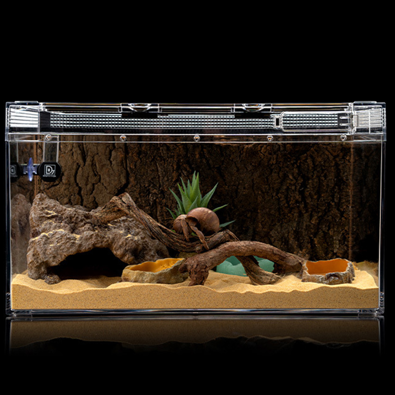 Resin Reptile Hide Cave Artifi - огляд і ціна Aquarium Fish Hide