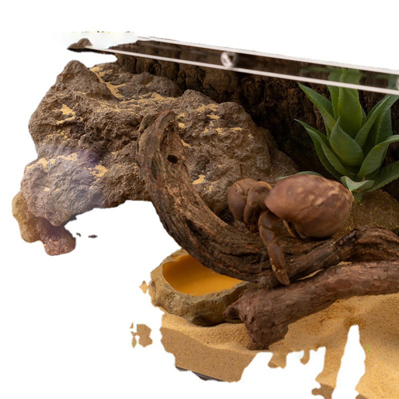 Resin Reptile Hide Cave Artifi - огляд і ціна Aquarium Fish Hide