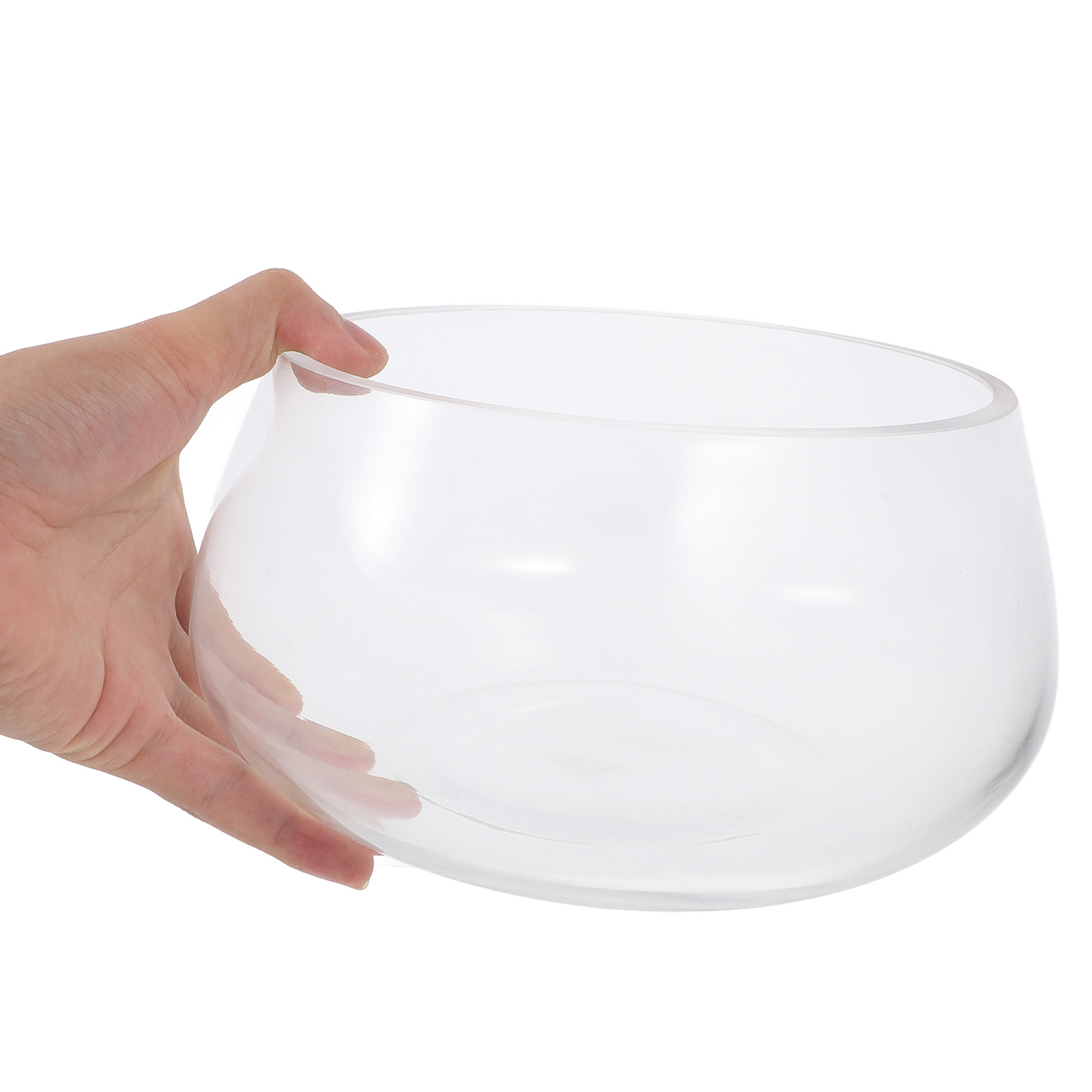 Round Mini Aquarium Tank Clear - огляд і ціна Aquarium Fish Goldfish