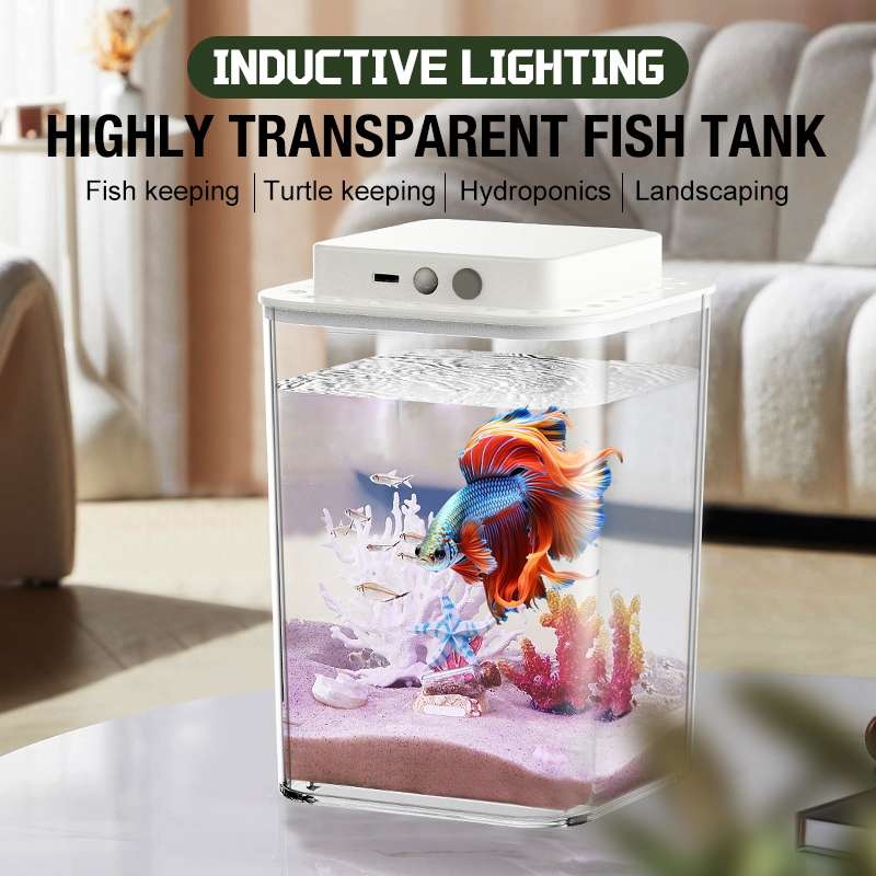Desktop fish tank, new aquariu - огляд і ціна Aquarium Fish Jar