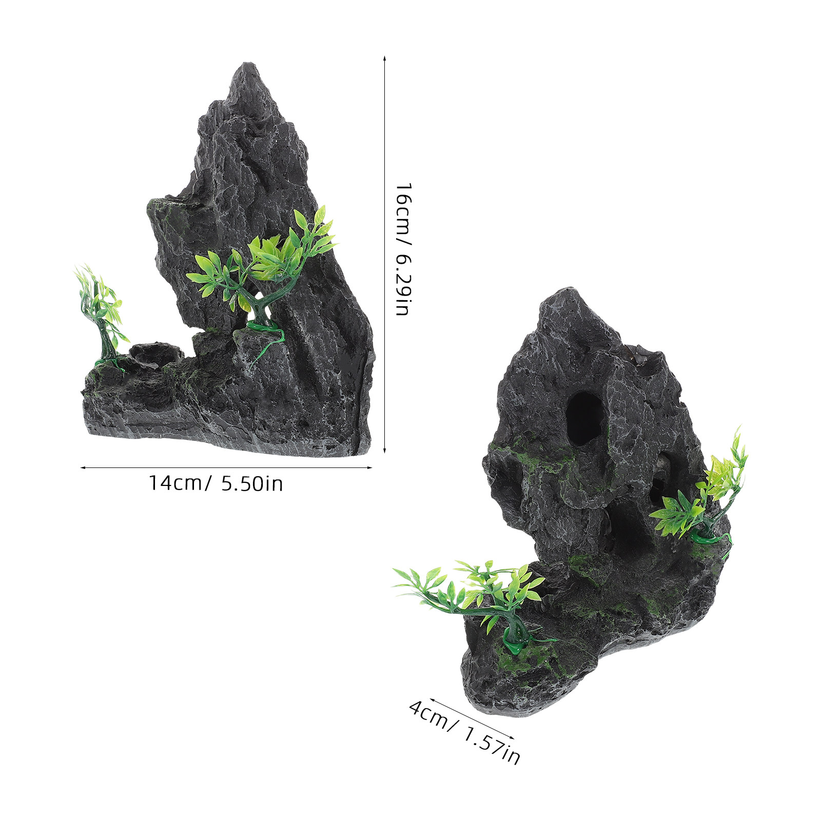 Resin Aquarium Mountain Decora - огляд і ціна Aquarium Fish Japanese