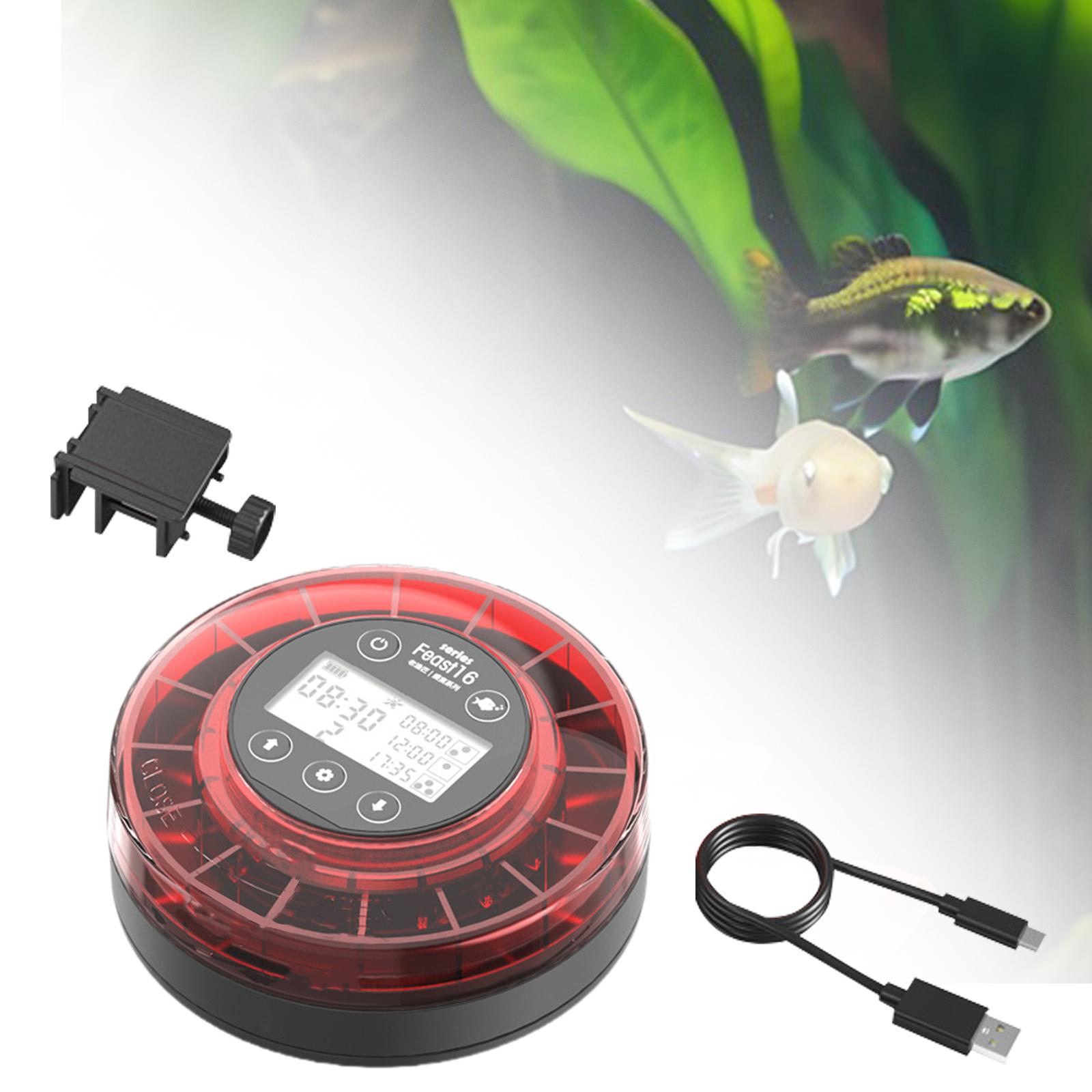 Automatic Fish Feeder Portable - огляд і ціна Fish Food Flake