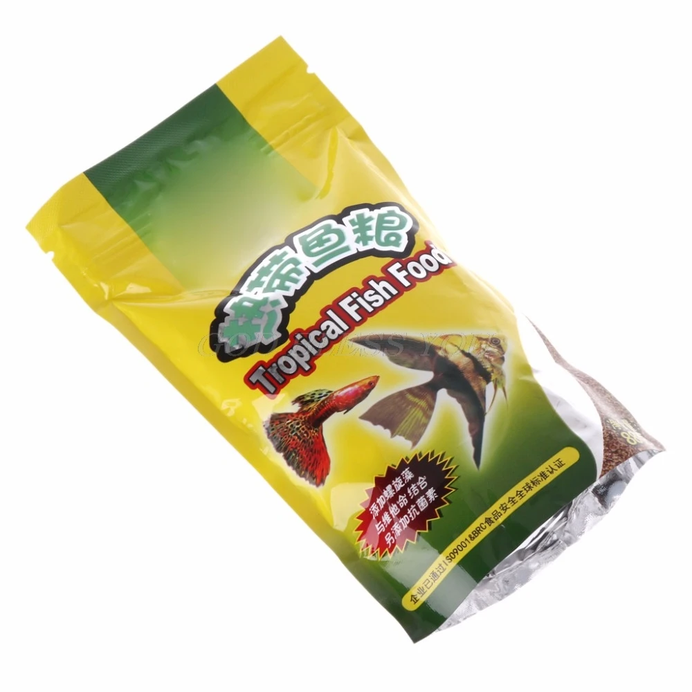 Aquarium Tank Tropical Fish Fo - огляд і ціна Fish Food Flake
