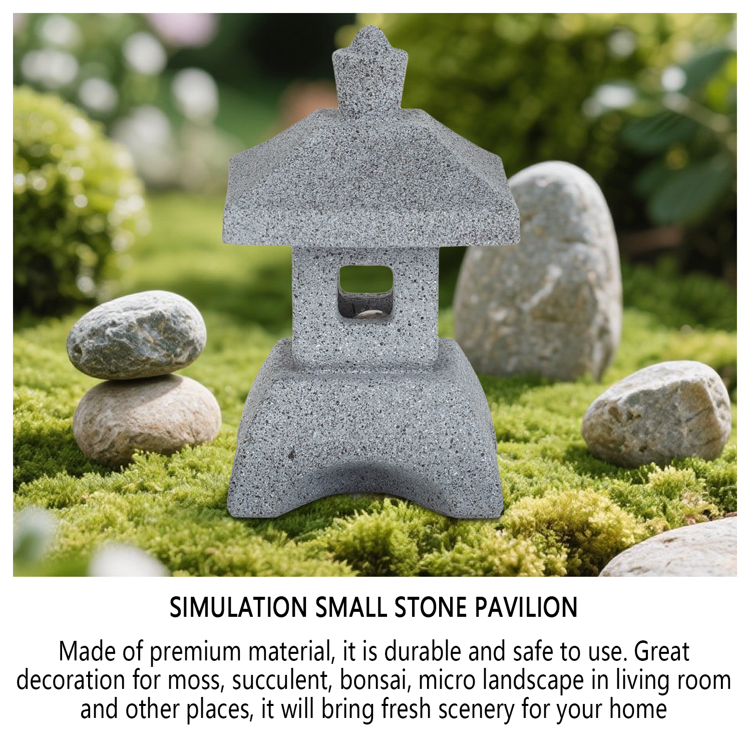 Japanese Lantern Pagoda Statue - огляд і ціна Aquarium Fish Japanese