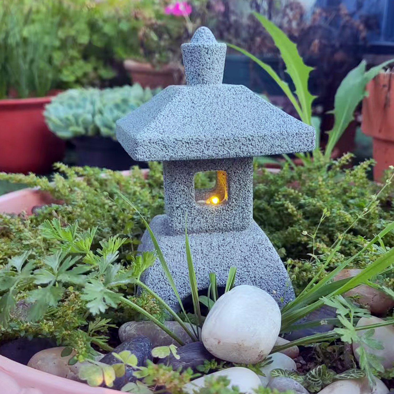 Japanese Lantern Pagoda Statue - огляд і ціна Aquarium Fish Japanese