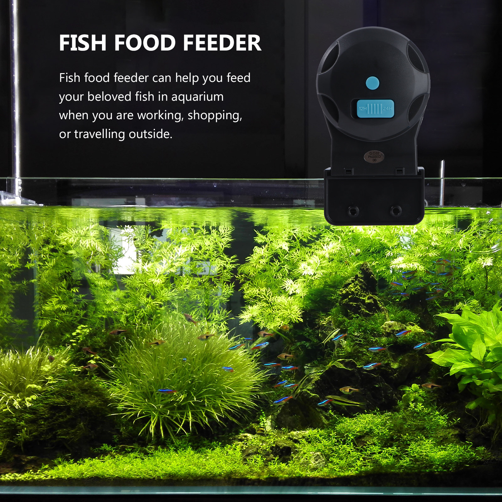 Fish Food Feeder Automatic Aqu - огляд і ціна Fish Food Flake