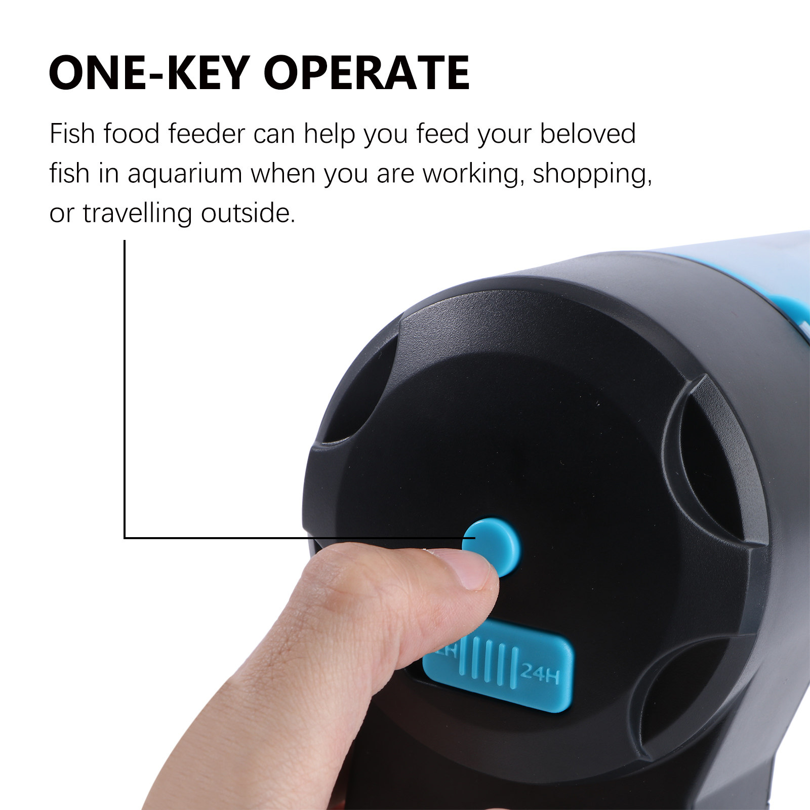 Fish Food Feeder Automatic Aqu - огляд і ціна Fish Food Flake