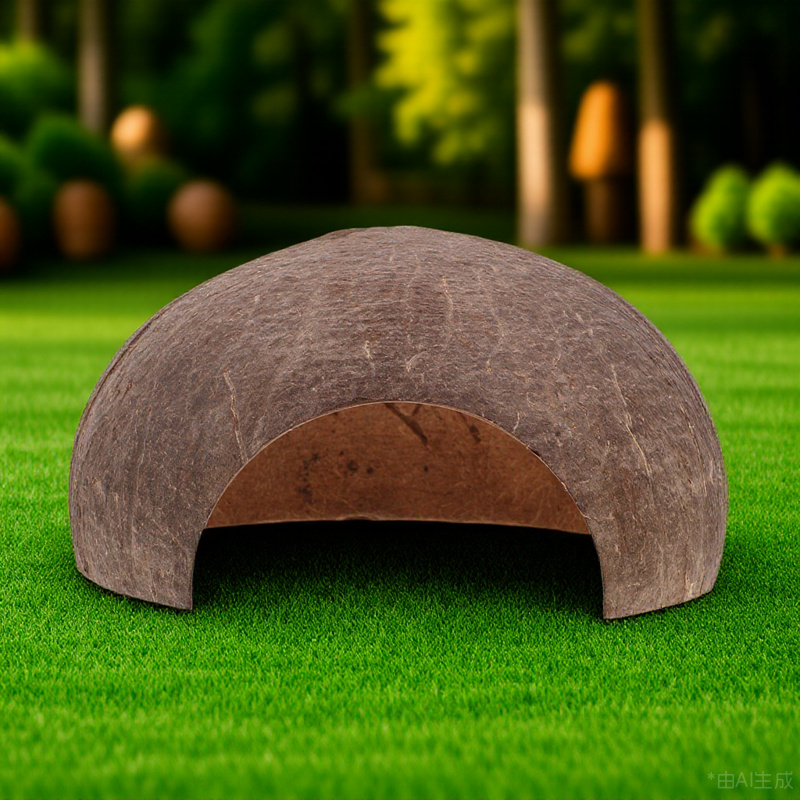 Coconut Shell Hideout Reptile  - огляд і ціна Aquarium Fish Hide