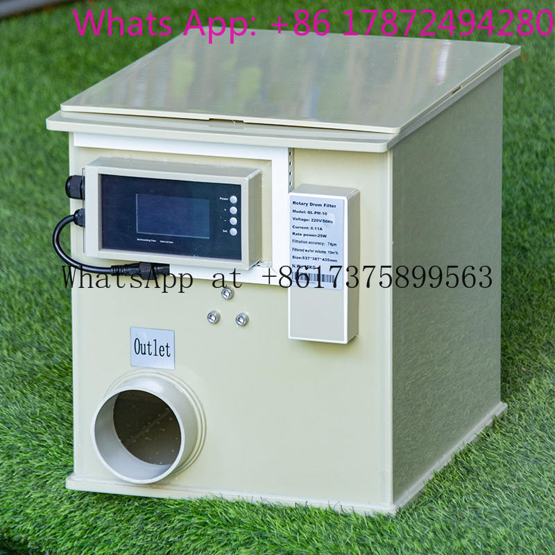 10m³/h (10t) PP Drum Filter Qi - огляд і ціна Aquarium Fish And Price