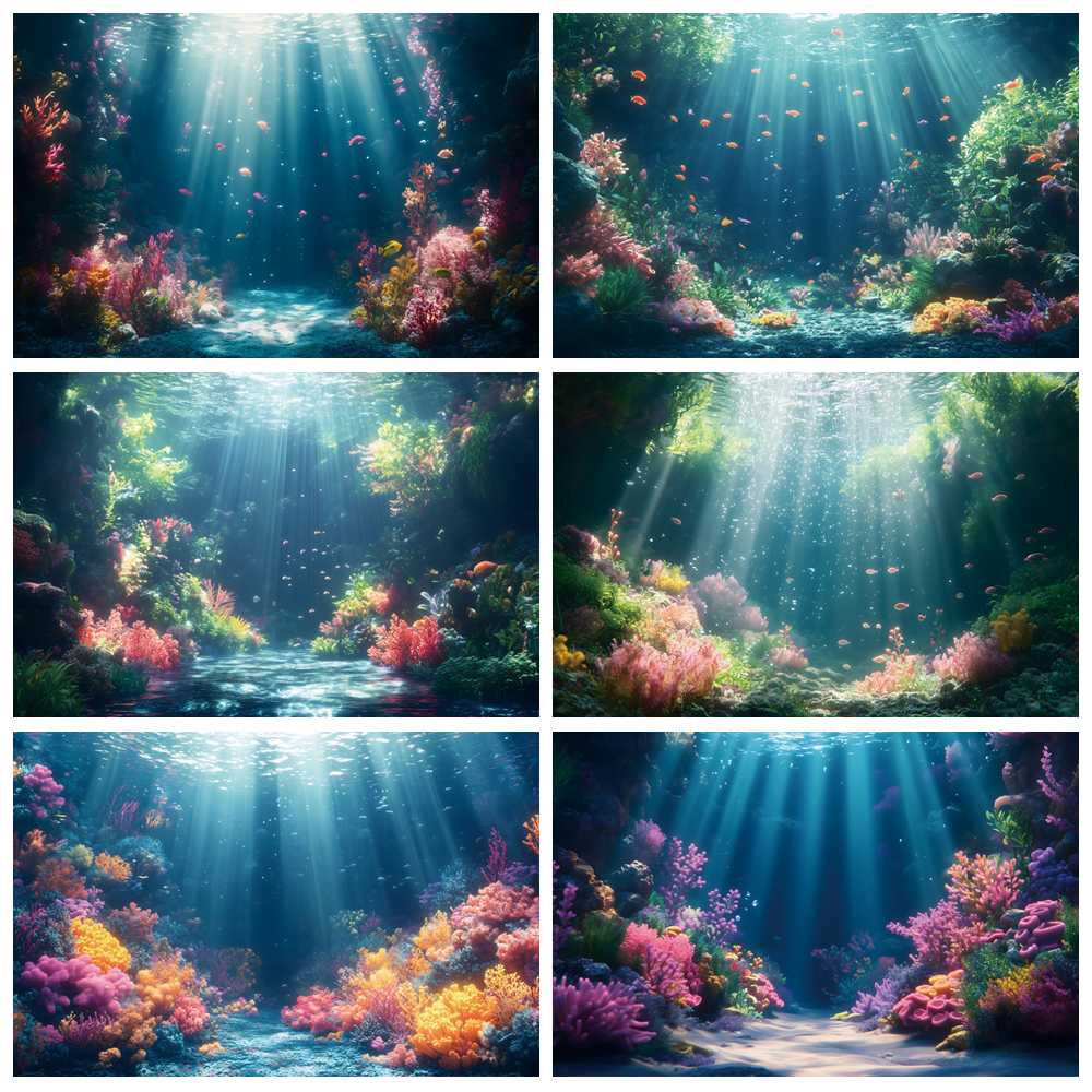 Underwater World Backdrop For  - огляд і ціна Aquarium Fish World