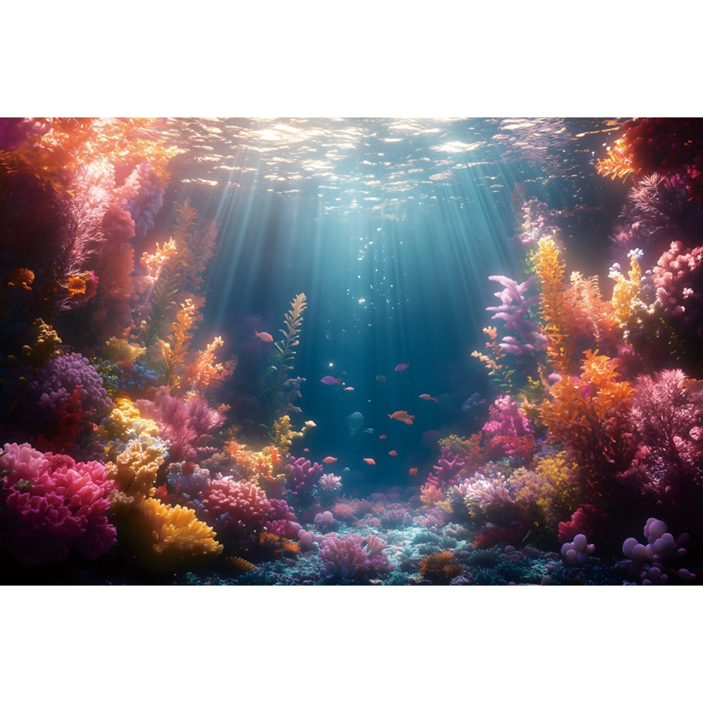 Underwater World Backdrop For  - огляд і ціна Aquarium Fish World