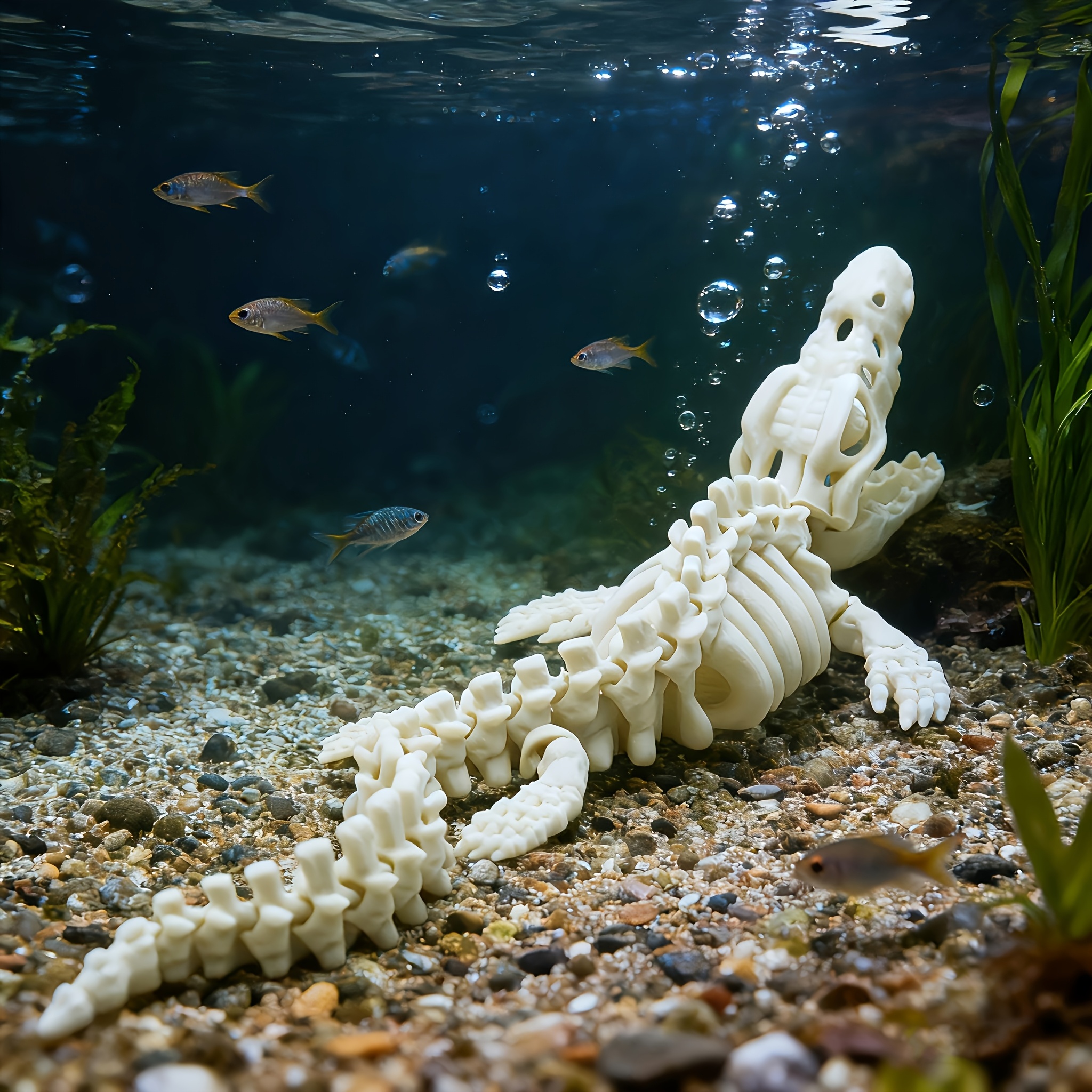 1pc Realistic Mosasaur Skeleto - огляд і ціна Aquarium Fish Diseases