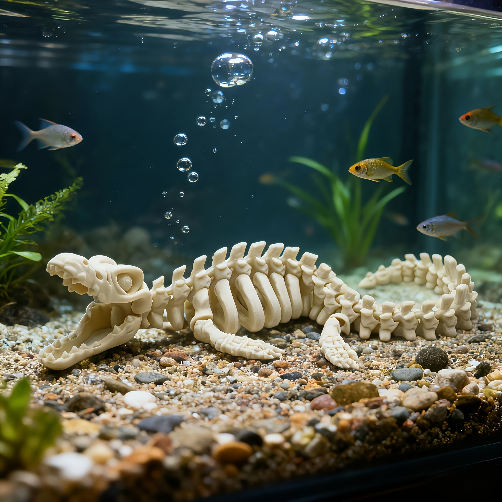1pc Realistic Mosasaur Skeleto - огляд і ціна Aquarium Fish Diseases