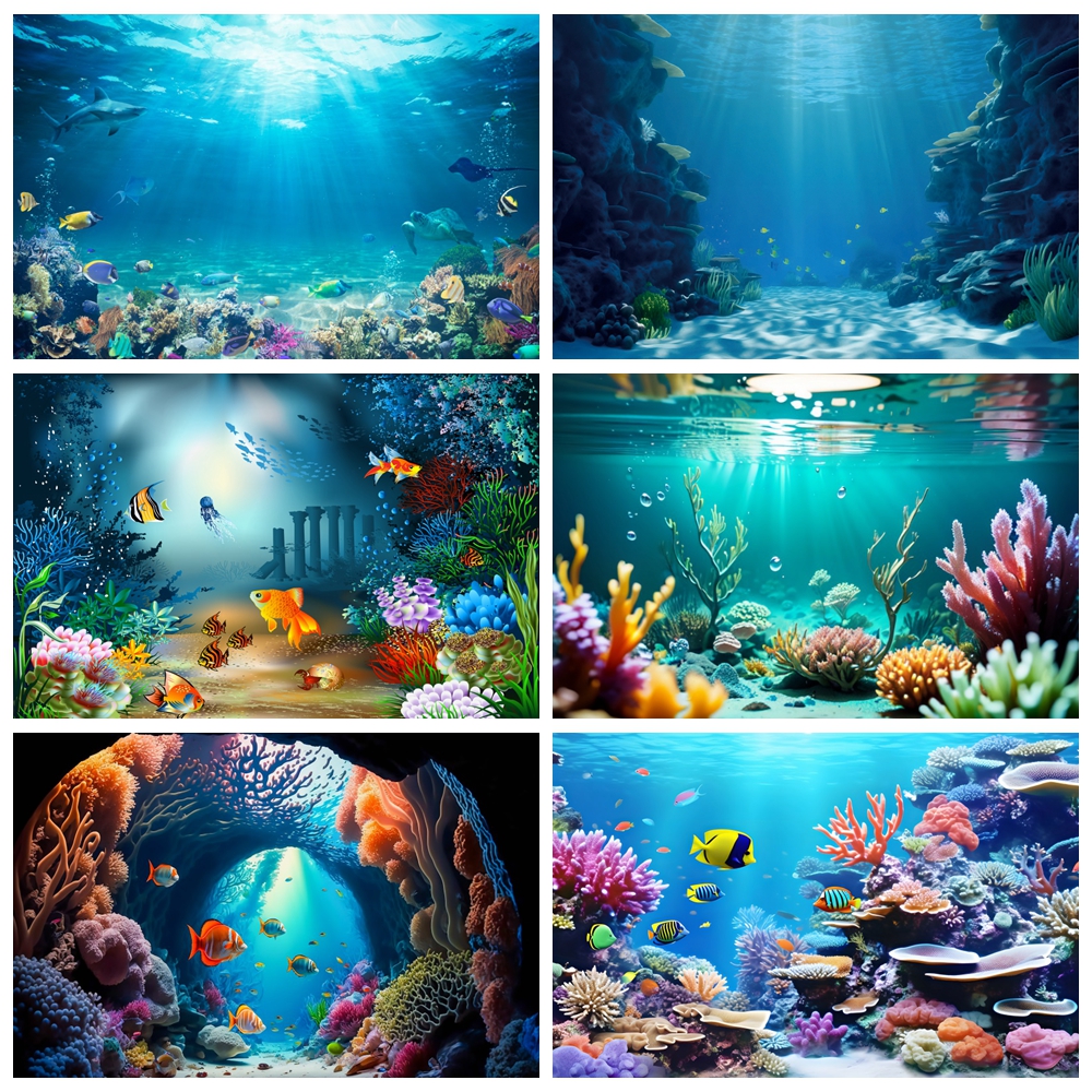 Underwater World Seabed Backdr - огляд і ціна Aquarium Fish World