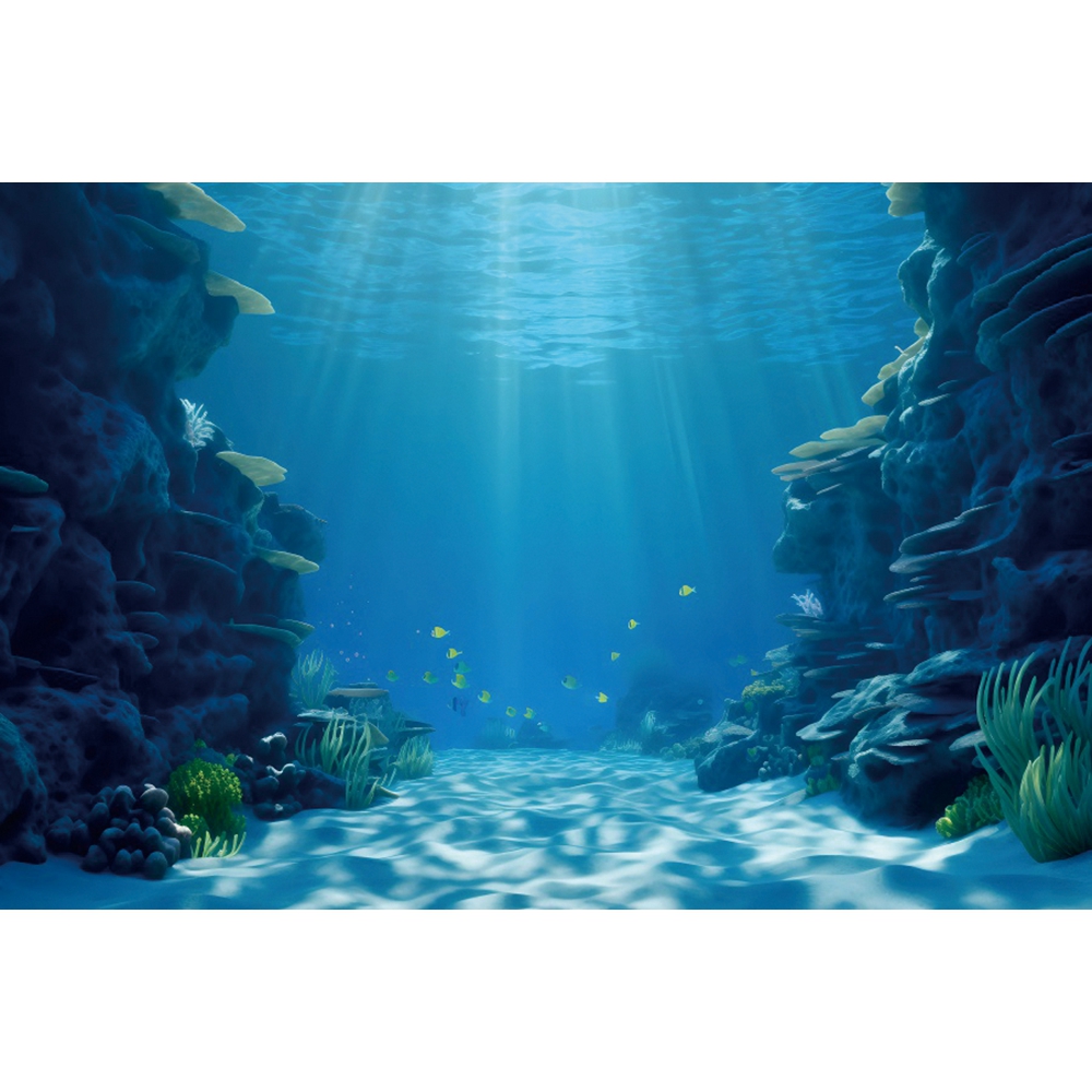 Underwater World Seabed Backdr - огляд і ціна Aquarium Fish World