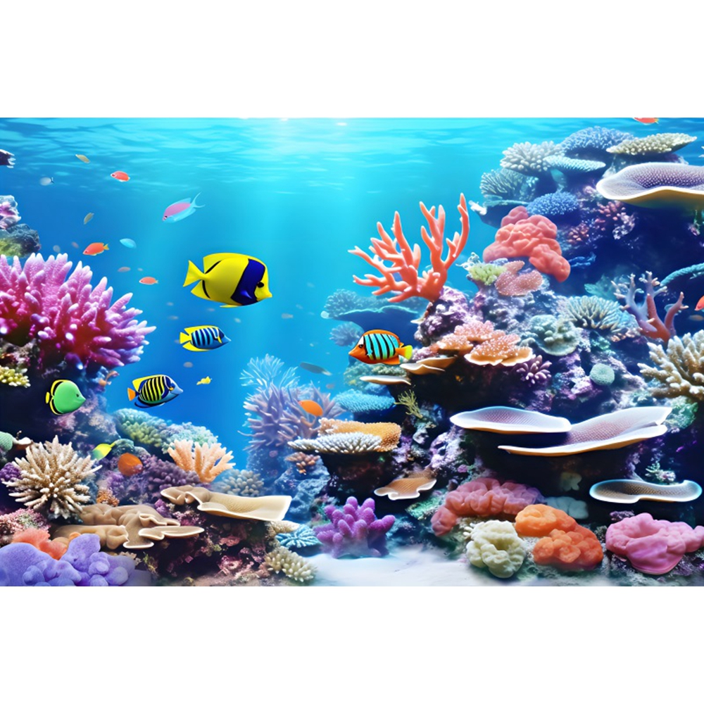 Underwater World Seabed Backdr - огляд і ціна Aquarium Fish World