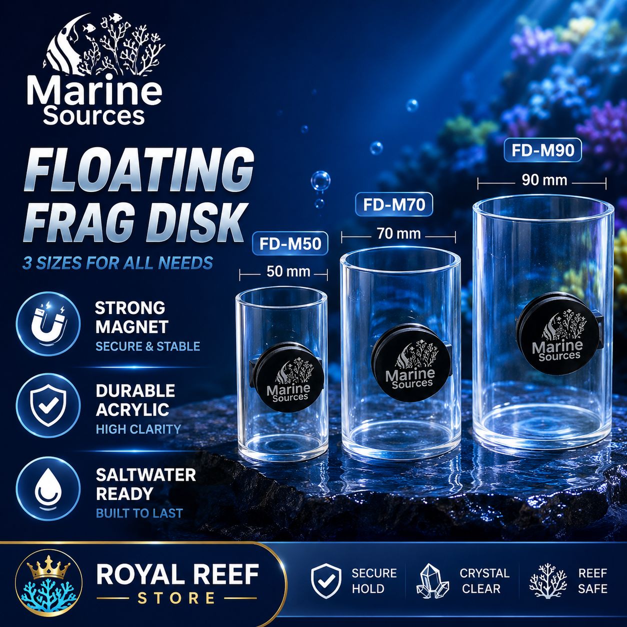 Marine Sources 50/70/90mm Floa - огляд і ціна Fish Food Flake