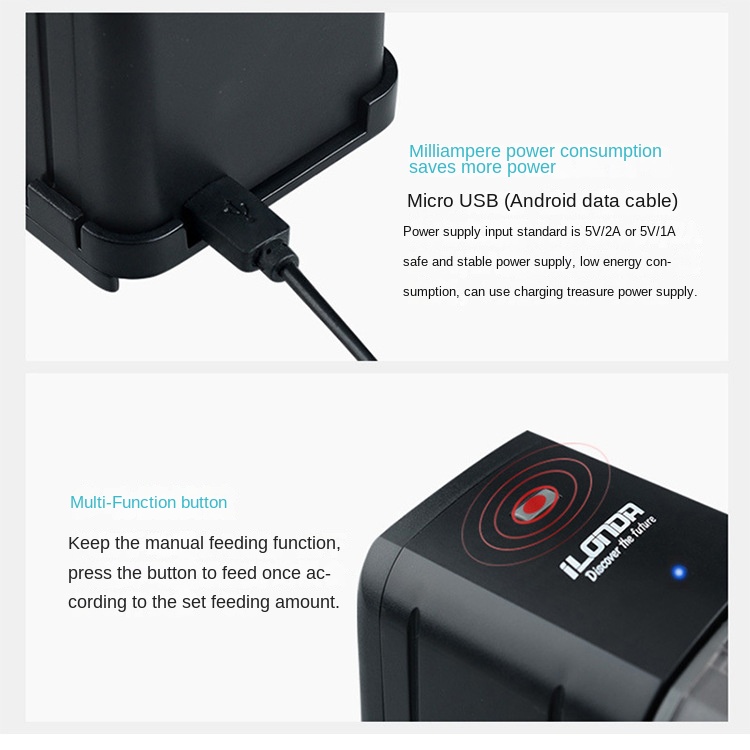 iLONDA Fish Tank Aquarium WiFi - огляд і ціна Fish Food Flake