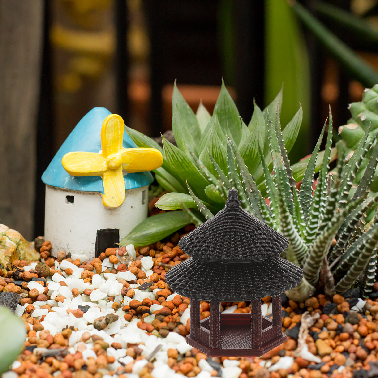 Heavy Detailed Pavilion Decor  - огляд і ціна Aquarium Fish Japanese