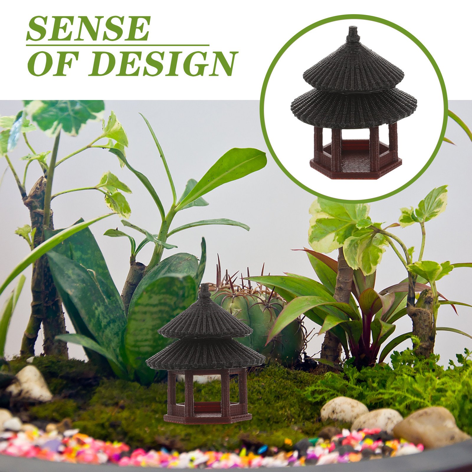 Heavy Detailed Pavilion Decor  - огляд і ціна Aquarium Fish Japanese