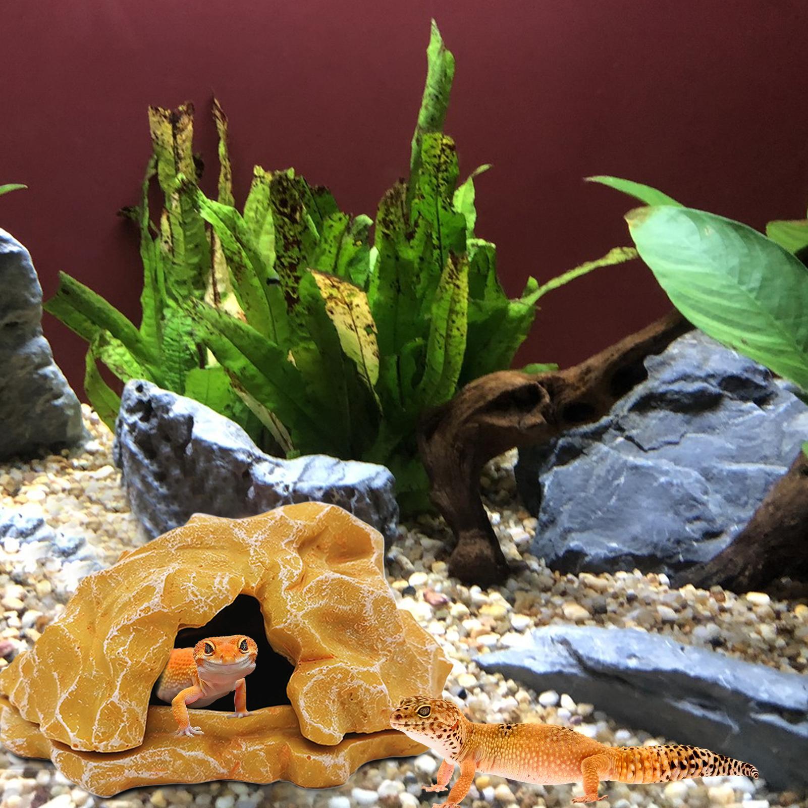 Lizard House Terrarium Resin F - огляд і ціна Aquarium Decoration Rock