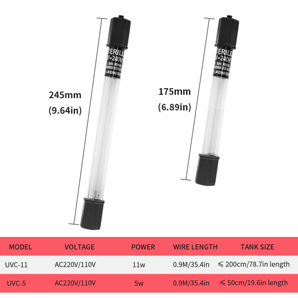 5W/11W Aquarium Clean Light UV - огляд і ціна Aquarium Fish Diseases