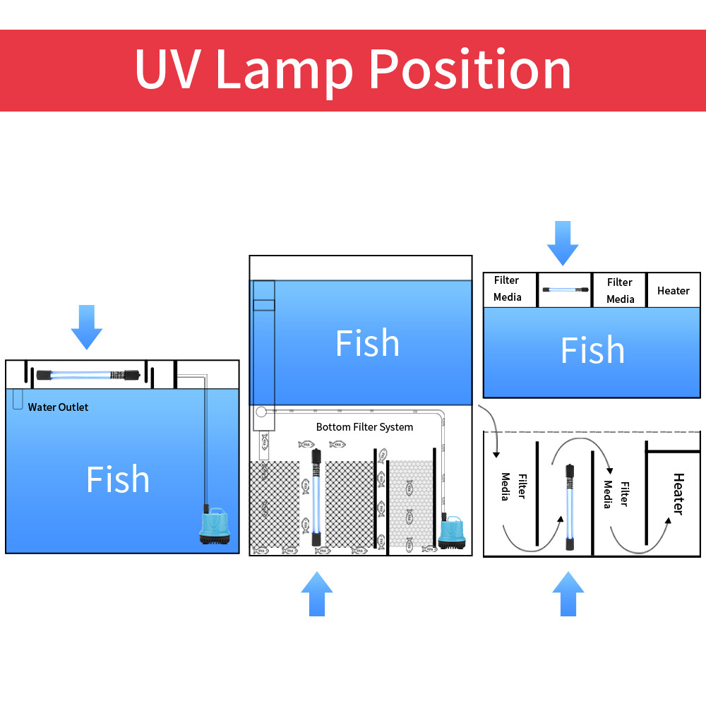 5W/11W Aquarium Clean Light UV - огляд і ціна Aquarium Fish Diseases