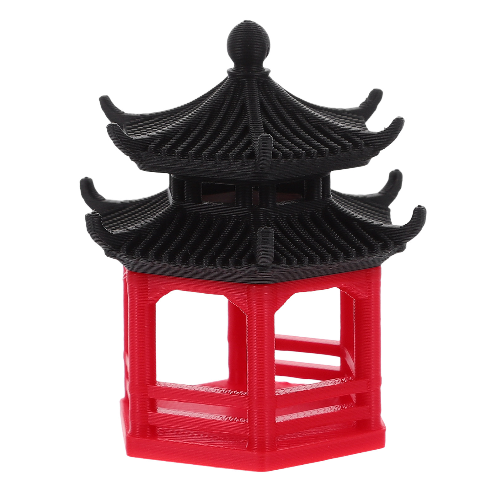 Hexagonal Pavilion Bonsai Deco - огляд і ціна Aquarium Fish Japanese