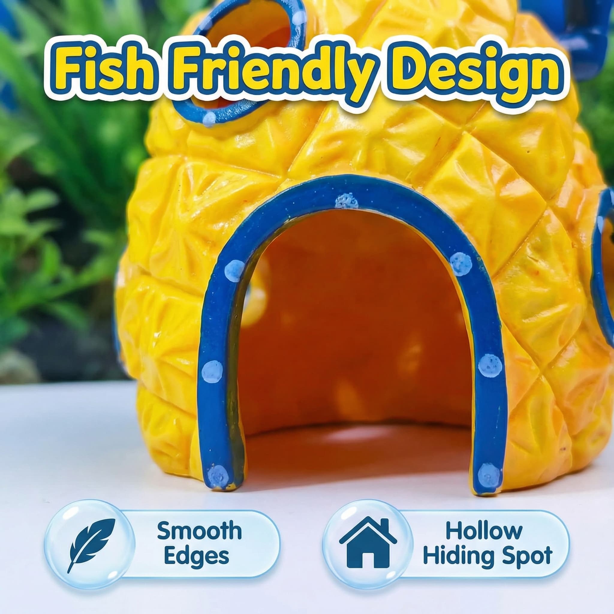 Pineapple House Aquarium Decor - огляд і ціна Aquarium Fish Hide