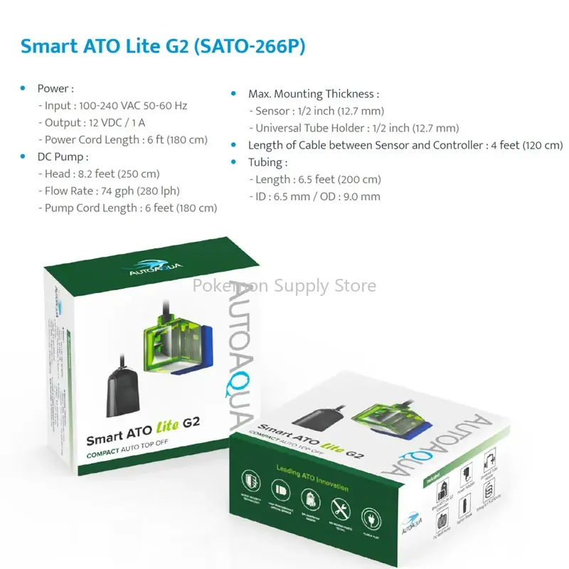 AutoAQUA Smart ATO Lite SATO-2 - огляд і ціна Aquarium Auto Top Off