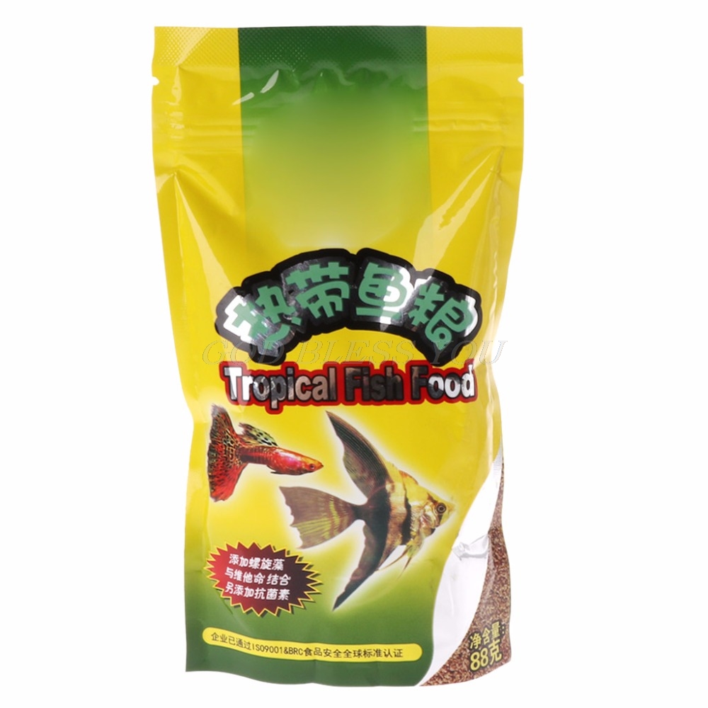 1/2pcs Aquarium Tank Tropical  - огляд і ціна Fish Food Flake